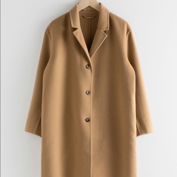 & Other Stories Wool Blend Coat - Picture 2 of 2